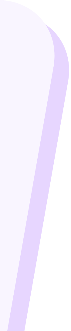 White to lilac diagonal gradient slice with jagged right edge.