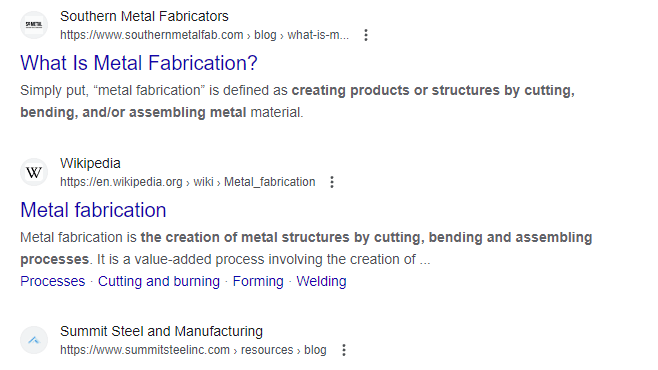 Resultados de la búsqueda en Fabricación de metales